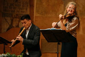 Rachel Podger, Maurice Steger, Diego Ares, Daniele Caminiti, Christoph Dangel, Kirche Saanen Zoom: Rachel Podger, Maurice Steger, Diego Ares, Daniele Caminiti, Christoph Dangel, Kirche Saanen