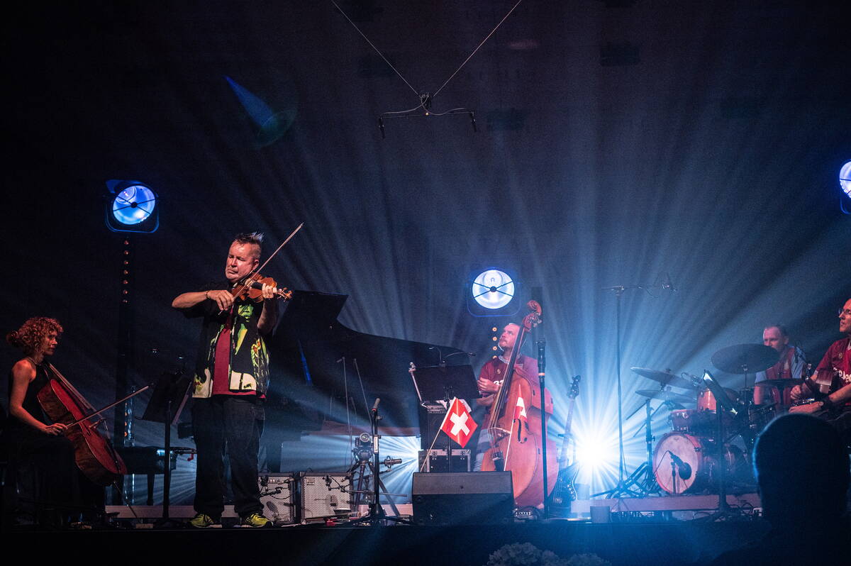 Nigel Kennedy & Band, Festival-Zelt Gstaad, 