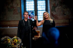 Céline Scheen, Philippe Jaroussky, L’Arpeggiata, Christina Pluhar, Kirche Saanen Zoom: Céline Scheen, Philippe Jaroussky, L’Arpeggiata, Christina Pluhar, Kirche Saanen