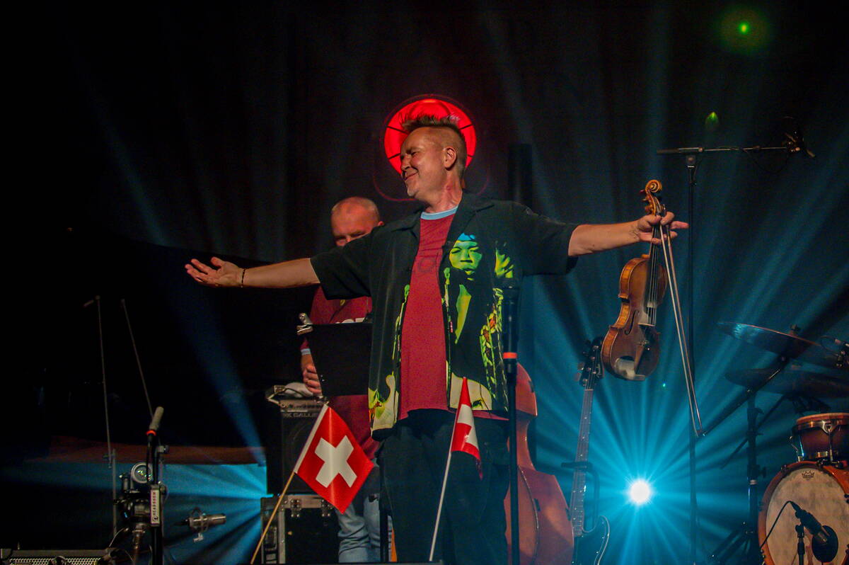 Nigel Kennedy & Band, Festival-Zelt Gstaad