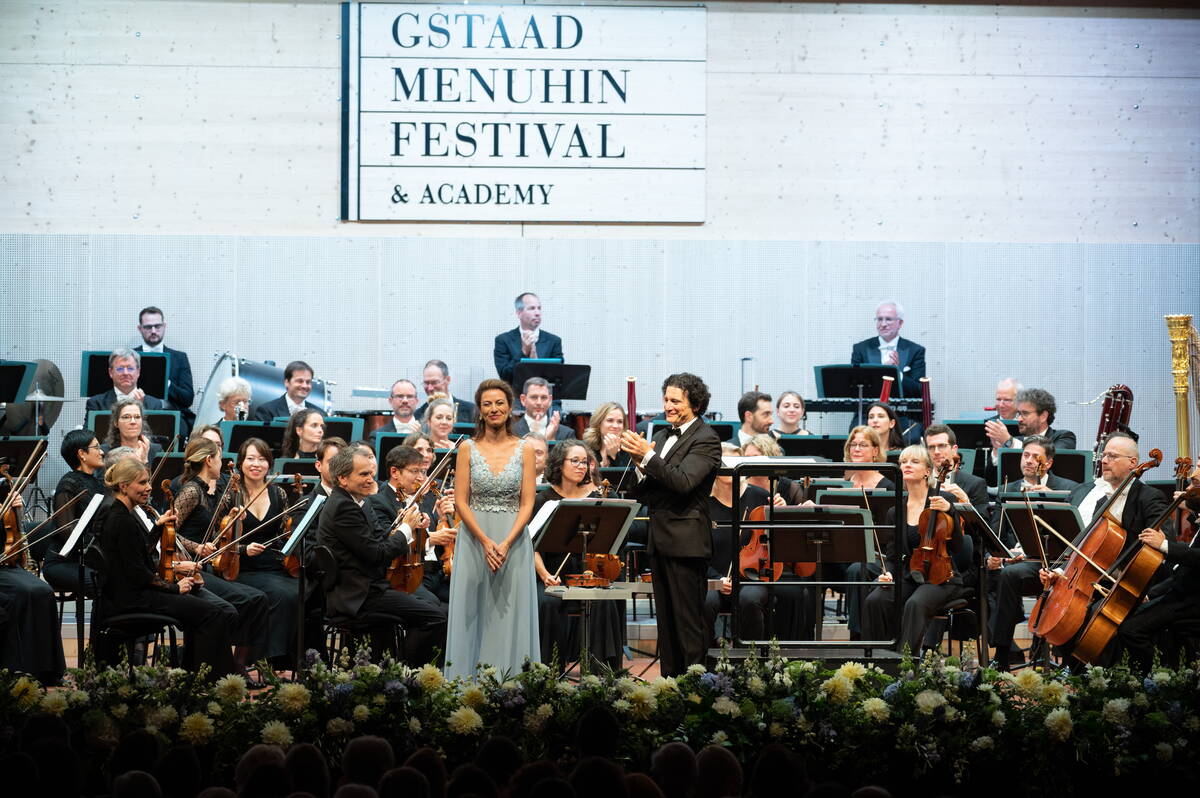 Chen Reiss, hr-Sinfonieorchester Frankfurt, Alain Altinoglu, Festival-Zelt Gstaad Chen Reiss, hr-Sinfonieorchester Frankfurt, Alain Altinoglu, Festival-Zelt Gstaad