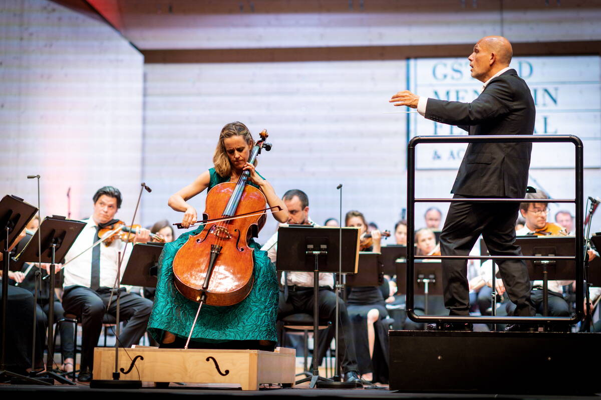 Sol Gabetta, Jaap van Zweden, Gstaad Festival Orchestra